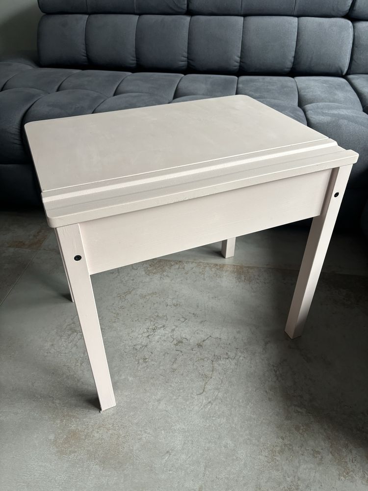 Biurko stolik krzeslo dla dziecka z drewna Ikea Sundvik