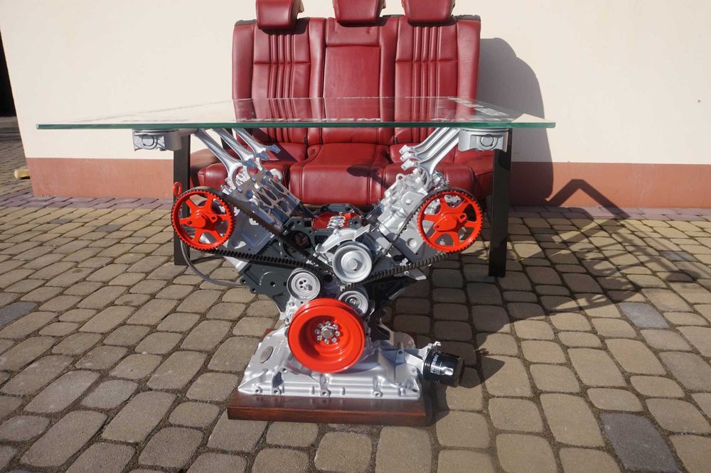 Stolik z silnika AUDI V8, V10 V12 Coffee Table