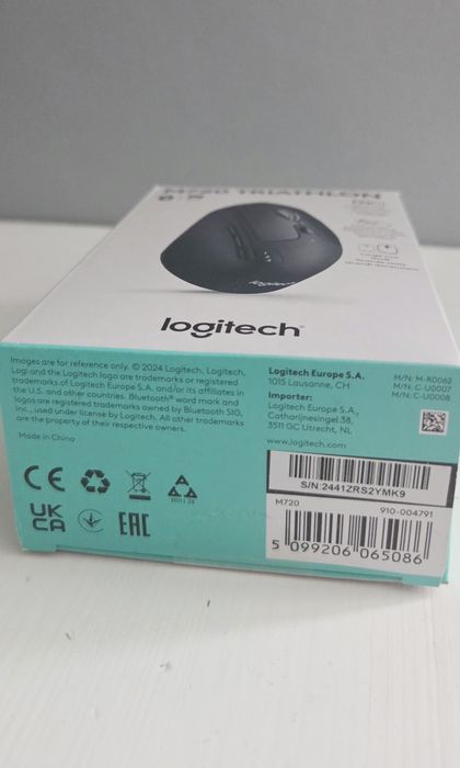 Nowa myszka Logitech M720 Triathlon czarna bezprzewodowa