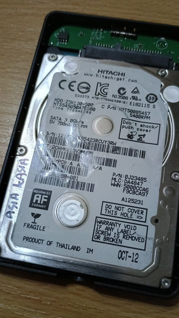 Dysk zewnętrzny 500 GB