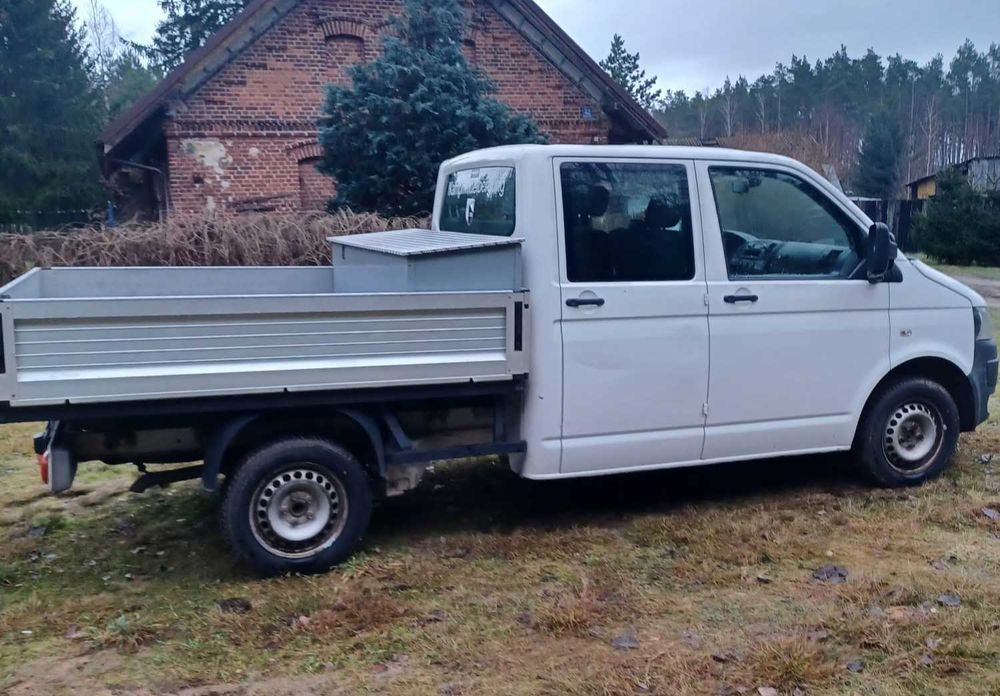 Volkswagen Transporter T5 lift 2.0 TDI doka brygadowka paka T6 klima
