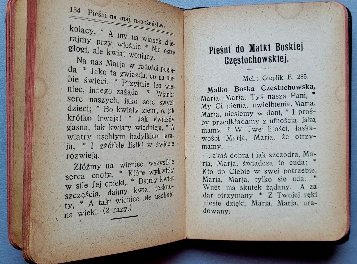 Śpiewnik kościelny 1929 rok