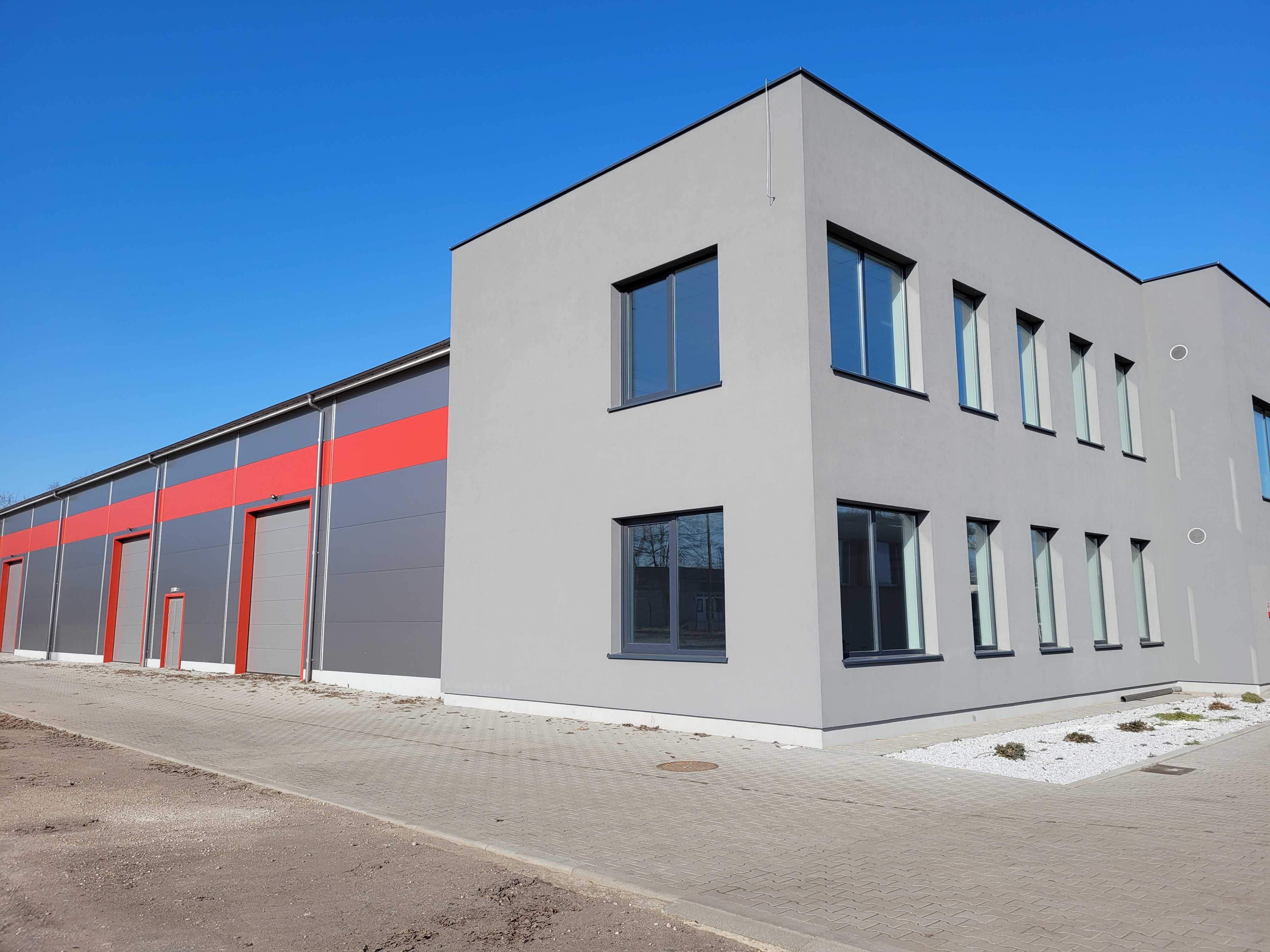 Powierzchnia magazynowa 1100 m2 oraz biura 180 m2 - bez pośredników.