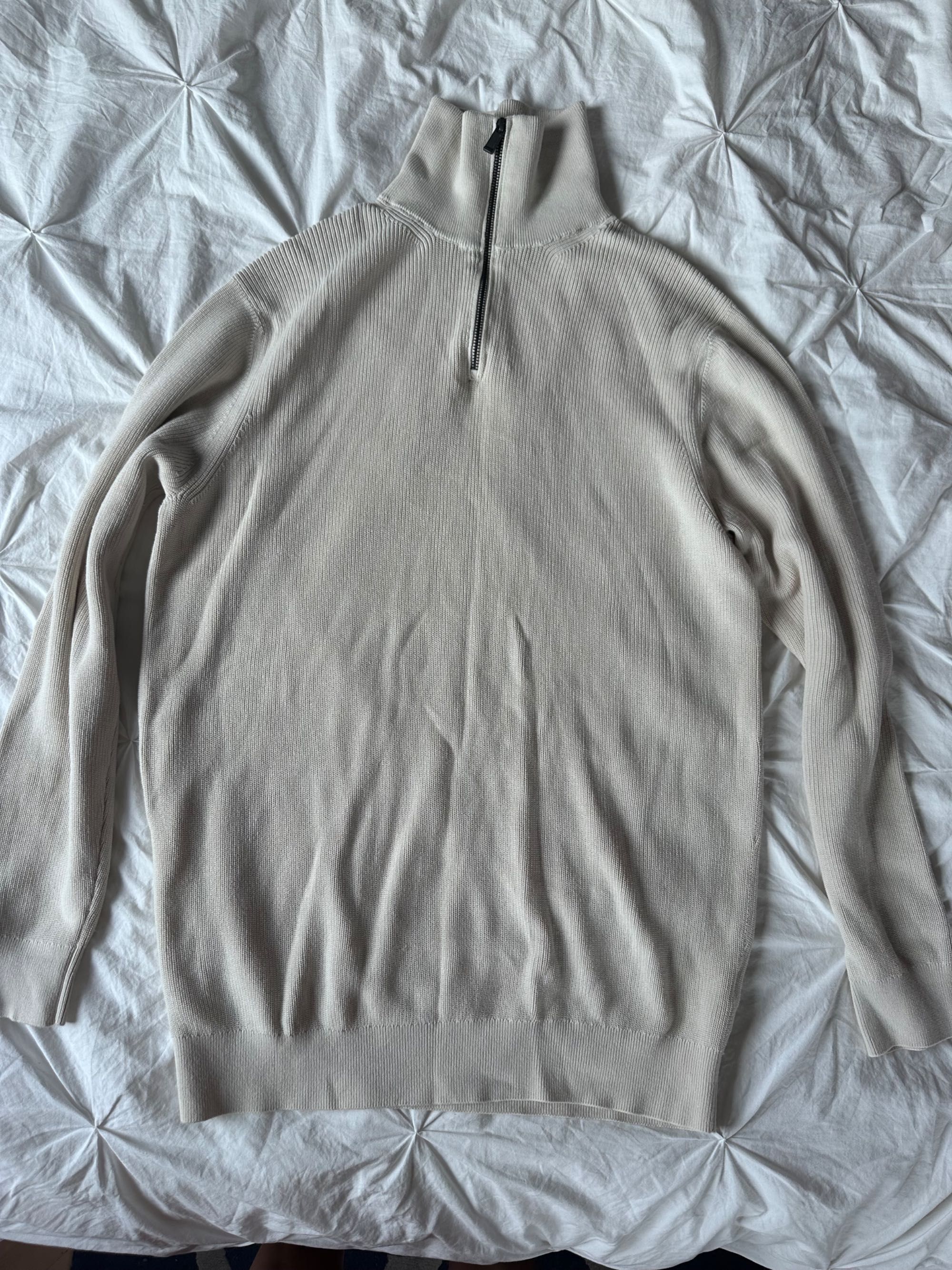 beżowy sweterek Massimo Dutti XL