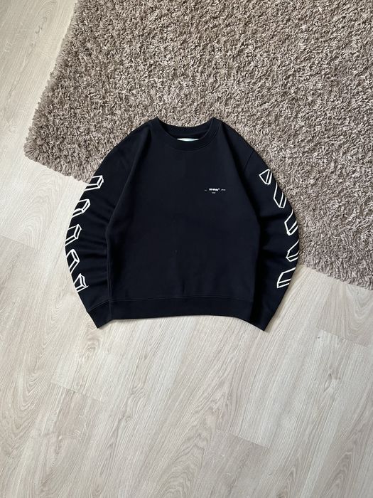 Оригинальный свитшот Off-White с фирменным принтом