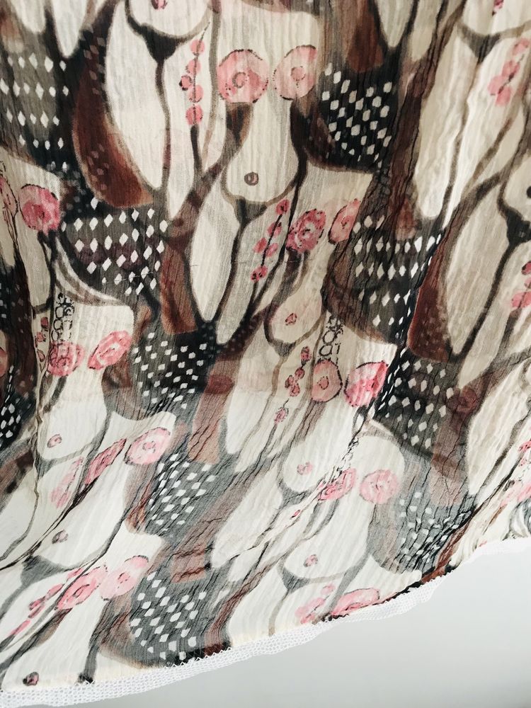 Bluzka  “Naked Lady” Prada 100% silk.