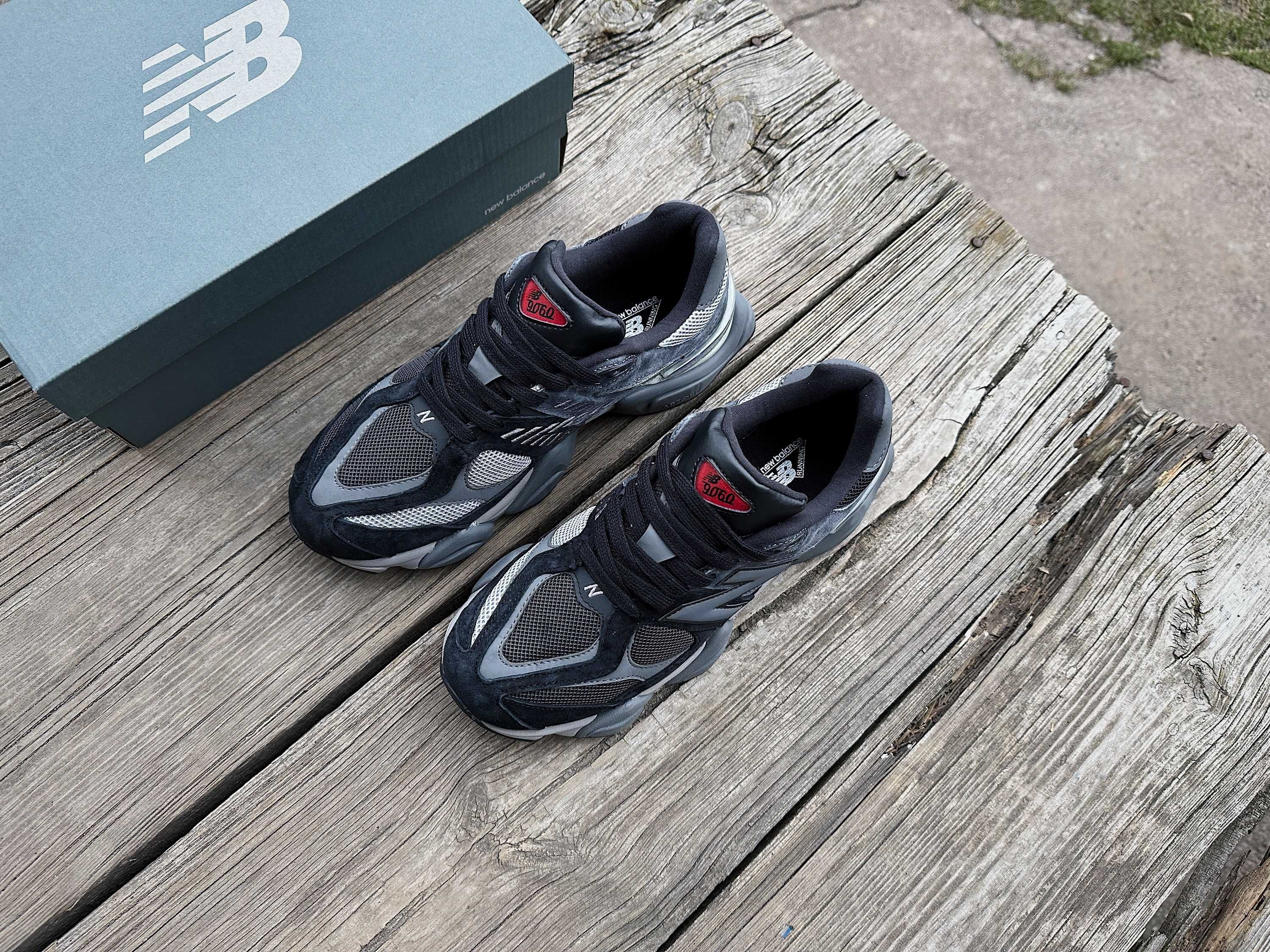 Мужские кроссовки New Balance 9060 Black ХІТ продажів Топ якість