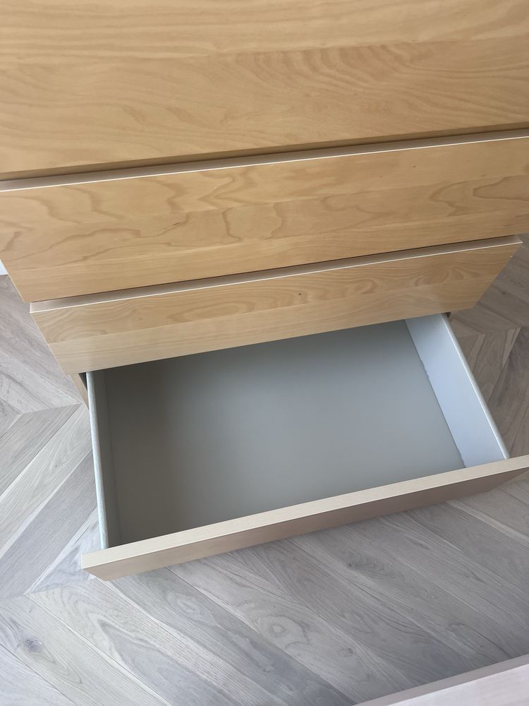 Komoda Malm fornir brzoza 80x100cm