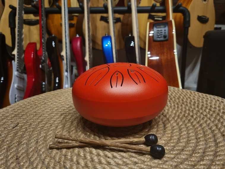 Tongue drum Hluru TWG11-6-Red 6" 11 tonów Tank drum steeldrum