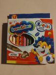 Kredki 12 sztuk Bambino