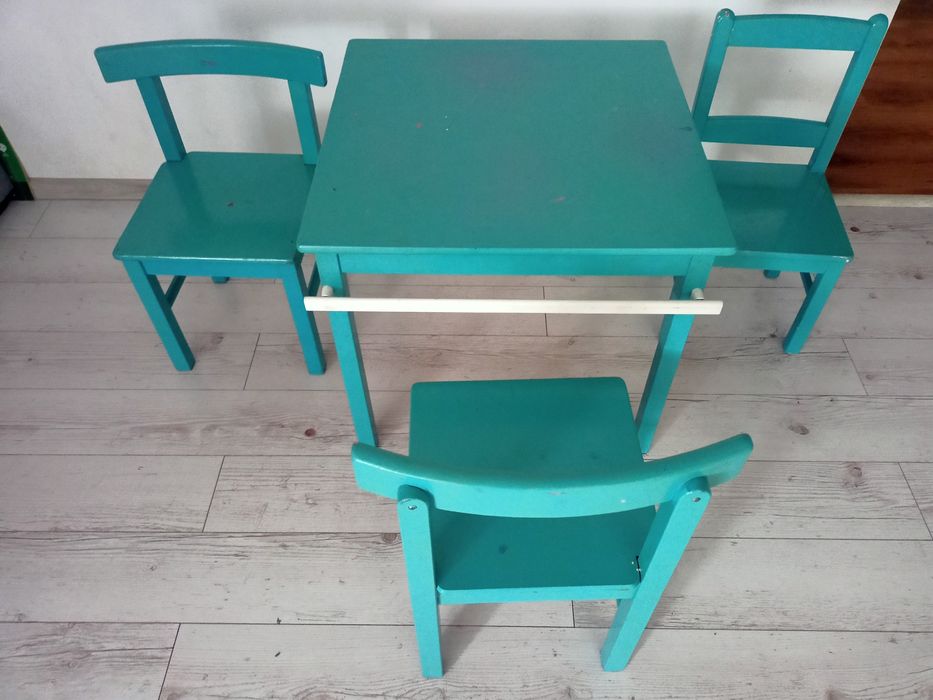 Stól oraz krzesła dla dzieci IKEA