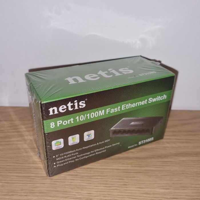 Netis 8 Port 10/100M Fast Ethernet Switch ST3108S