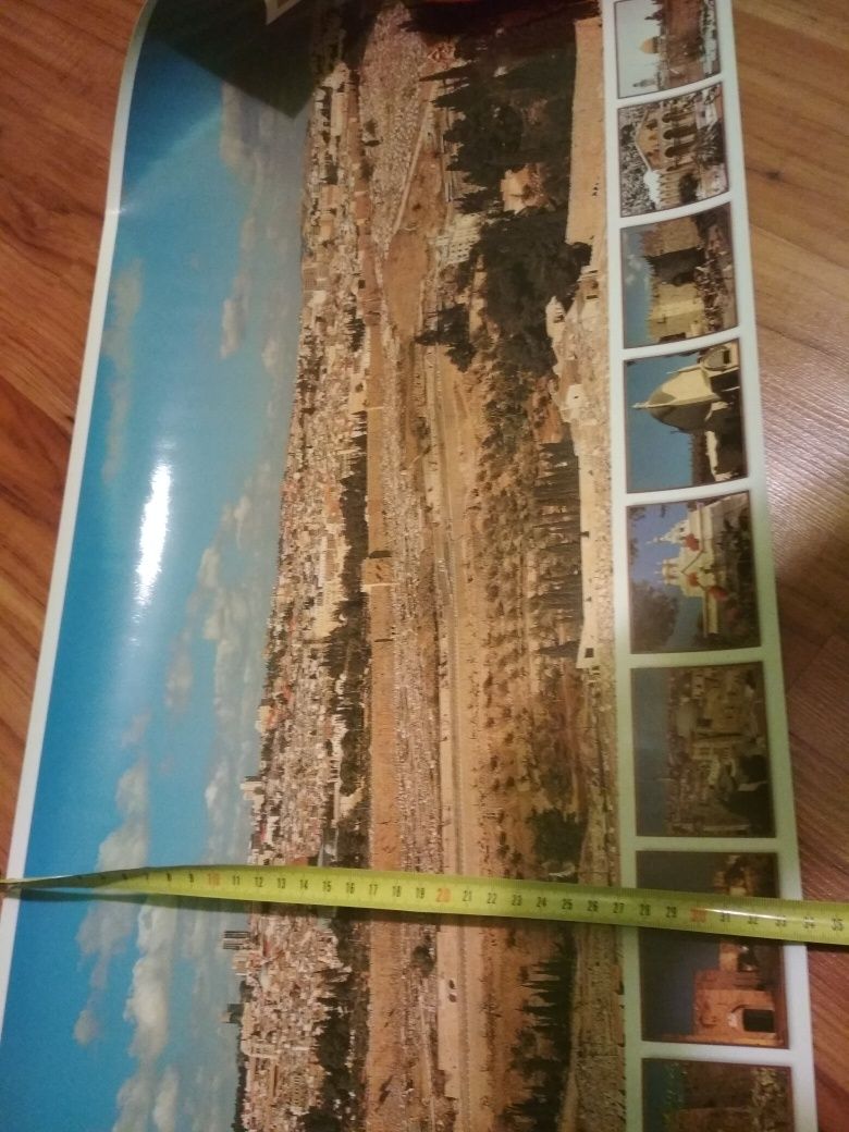 Panorama Jeruzalem plakat ok 34x100cm