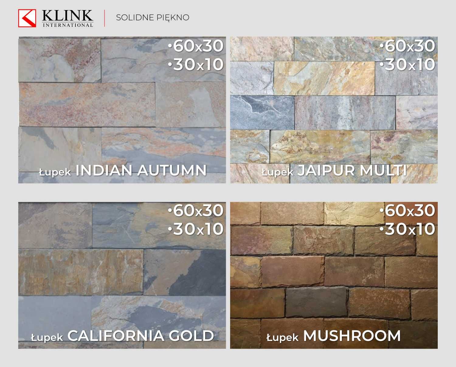 PROMOCJA! Łupek Indian Autumn 60x30 | Kamień na Elewacje i Ściany