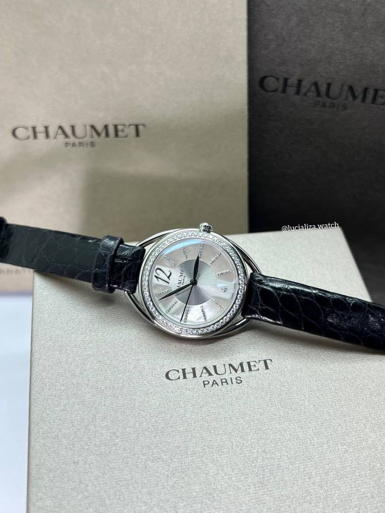 Новые Часы CHAUMET Liens Сталь Бриллианты 29mm 4000$