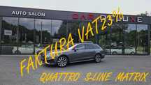 Audi A4 FV 23% / S-LINE / MATRIX / QUATTRO / VIRTUAL / Webasto / Hak / Skóra