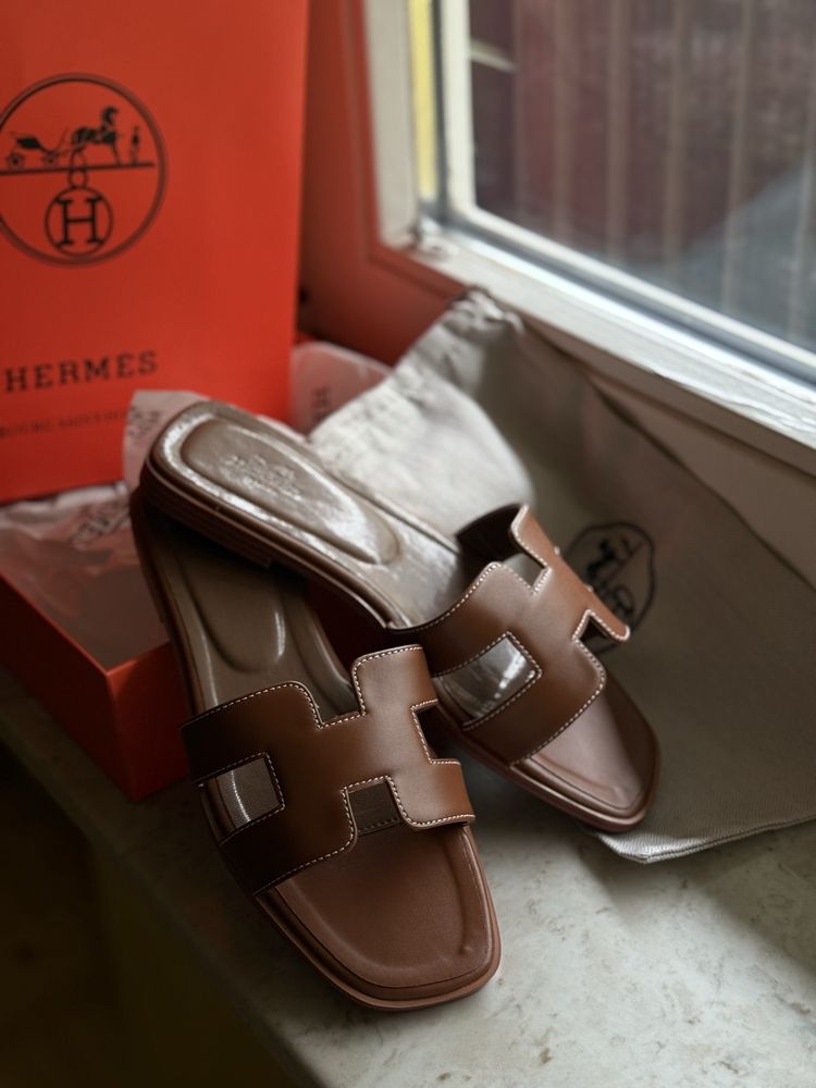 Klapki Hermes jak nowe
