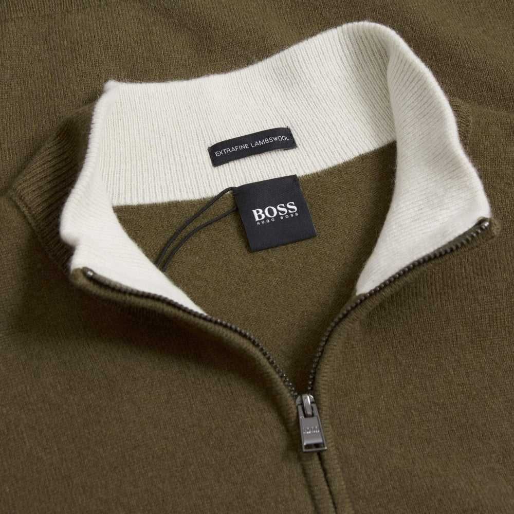 cвитер Hugo Boss темно-зеленый