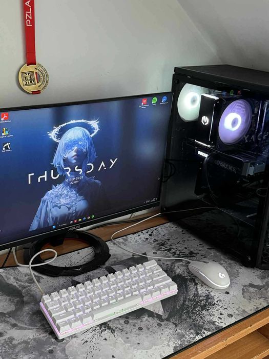 Komputer stacjonarny GEFORCE RTX 3060 12GB, AMD RYZEN 5 5600,+ MONITOR