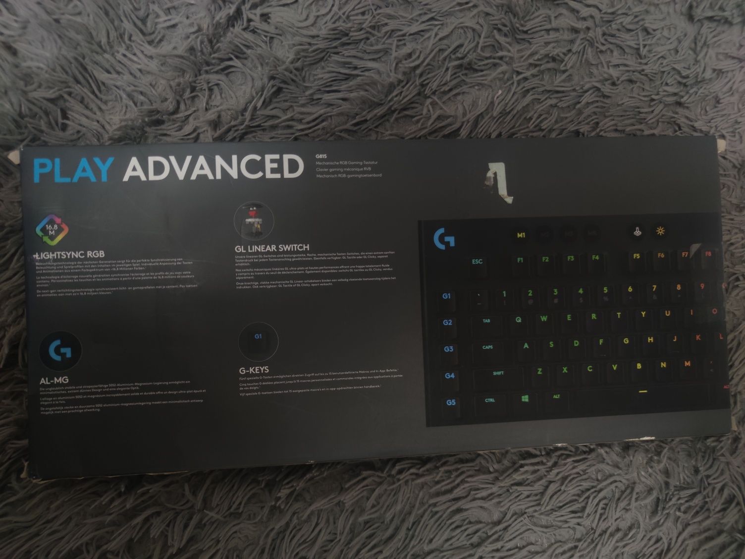 Клавиатура Logitech G815. Новая.