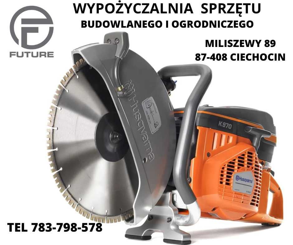 Glebogryzarka z napędem wynajem wypożyczalnia