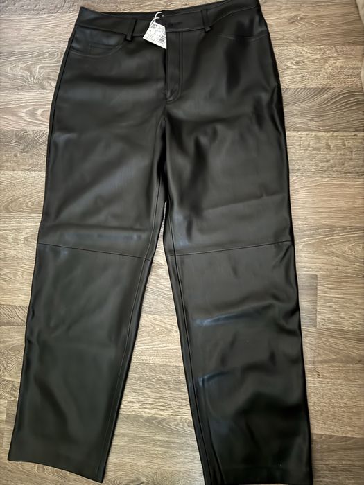 Нові Шкіряні штани Mango 42 eur