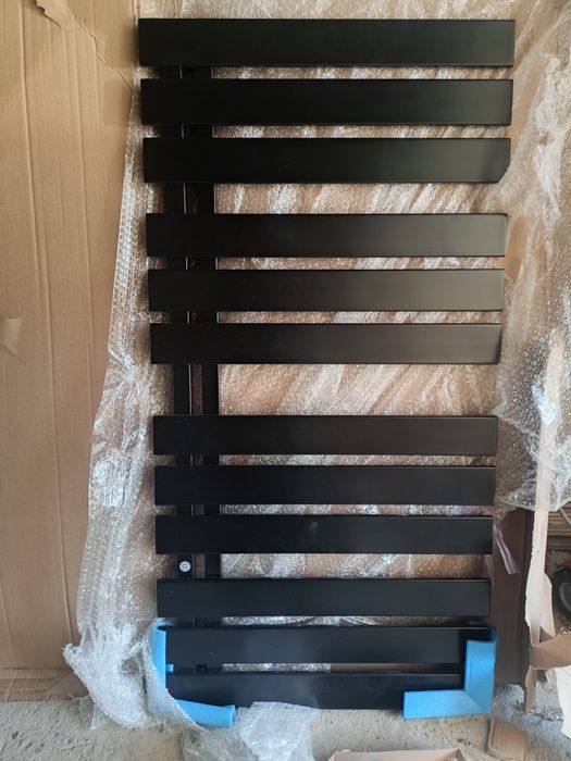 INSTAL PROJEKT NAMELESS 600x1200 grzejnik łazienkowy, czarny mat