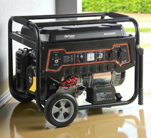 Генератор бензиновий ITC Pawer 4,5 кВт бензиновый генератор с колесами