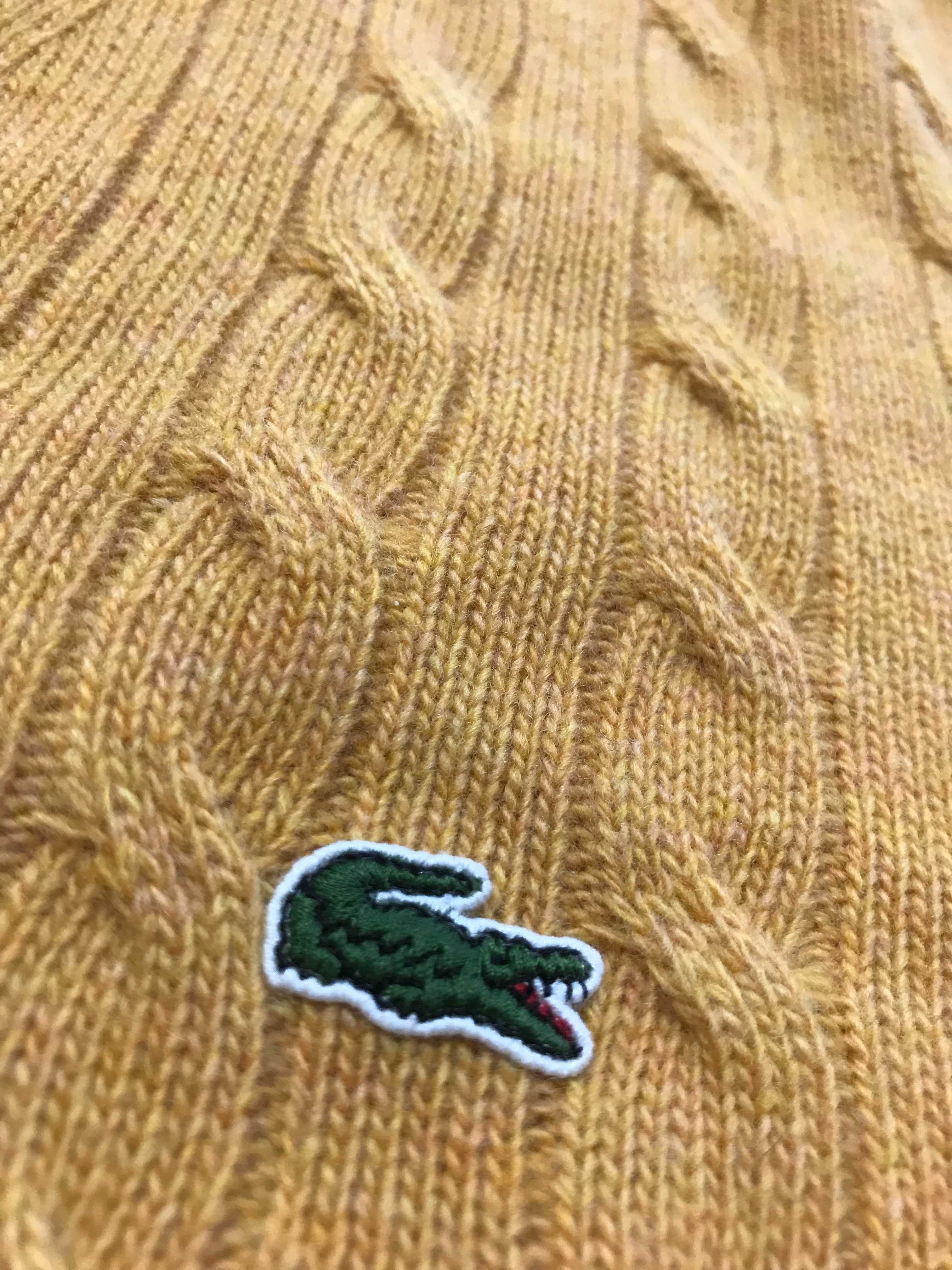 LACOSTE r.XXL/XL porządny sweter męski stan BDB