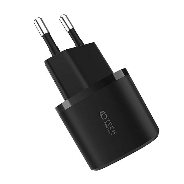 Ładowarka Tech-Protect C20W sieciowa mini USB-C PD 20W / USB-A QC 3.0
