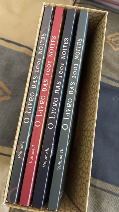 O Livro das 1001 noites (primeiros 4 volumes)
