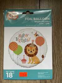 Balon foliowy Lew (Happy Birthday), 18"