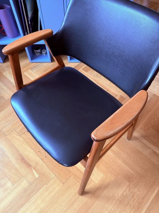 Fotel biurkowy, krzesło projekt C. Braakman