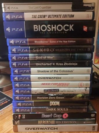 Kolekcja gier na PS4 i PC