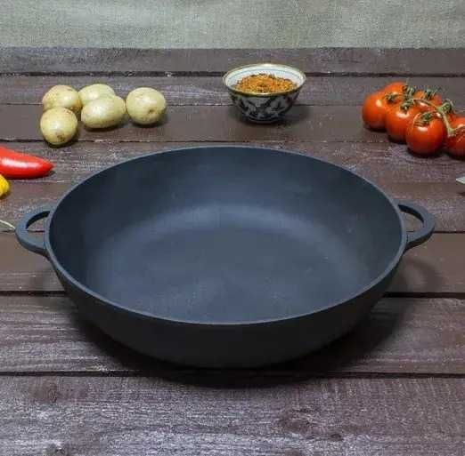 Жаровня 28-45 см сковорода пательня чавунна сітон Syton чугунная