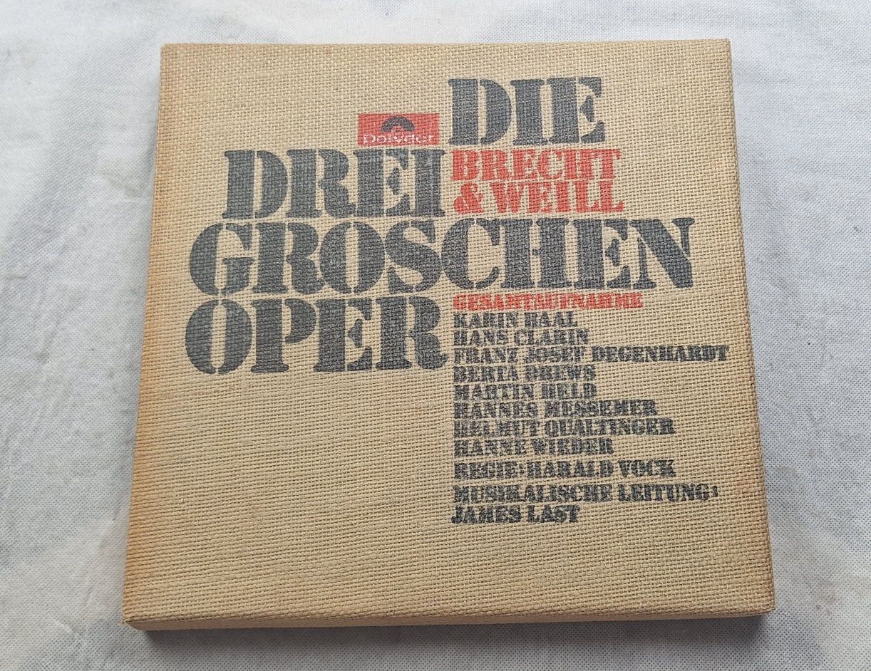 3LP Brecht & Weill, James Last, Baal, Clarin – Die Dreigroschenoper