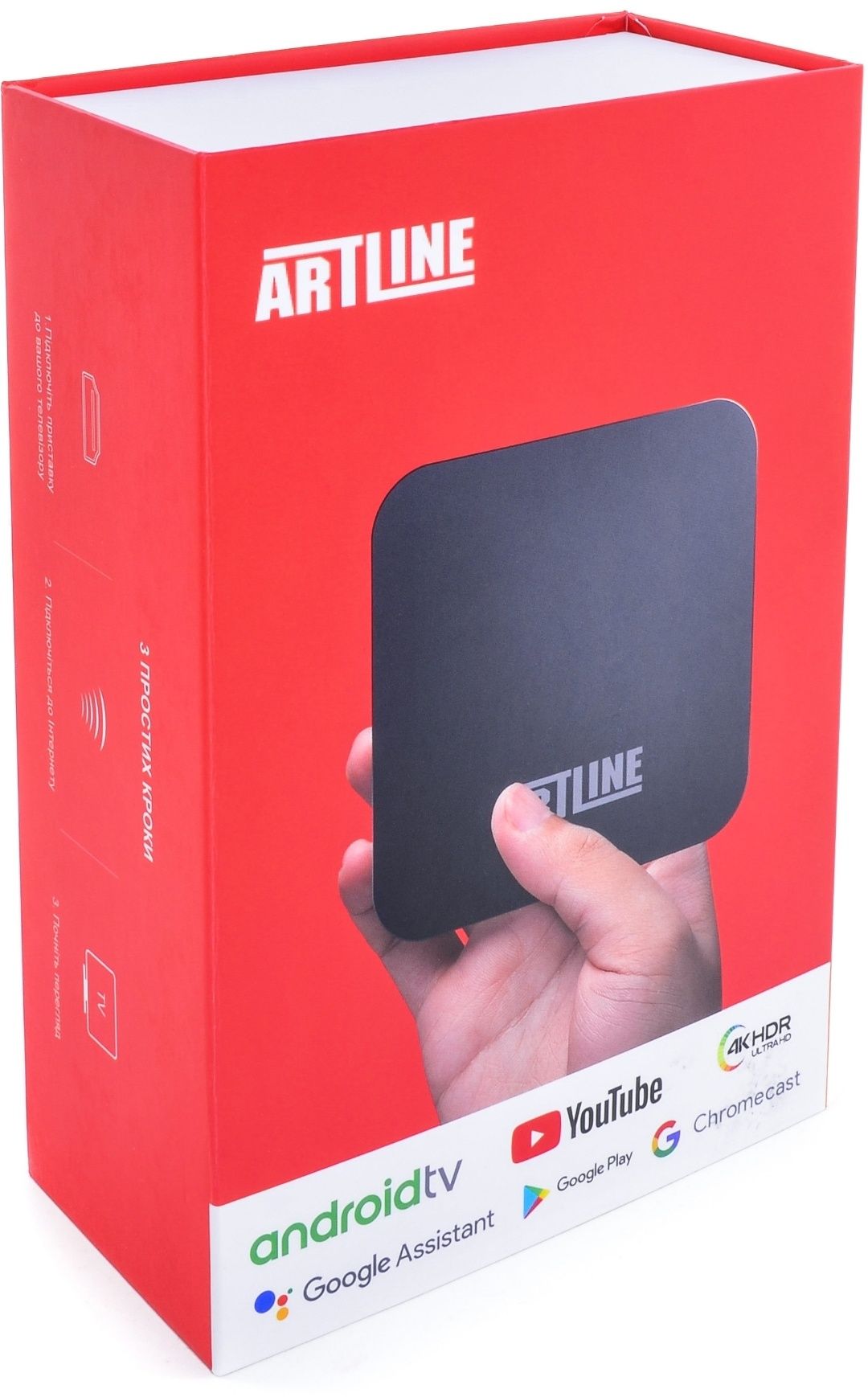 Тв-приставка ARTLINE TvBox KM9Pro 4/32GB Android TV 10.0