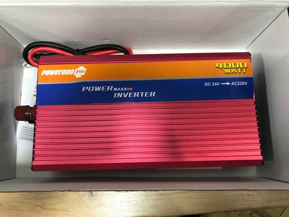 Инвертор 4000W плавный пуск Перетворювач 12V 220V Преобразователь