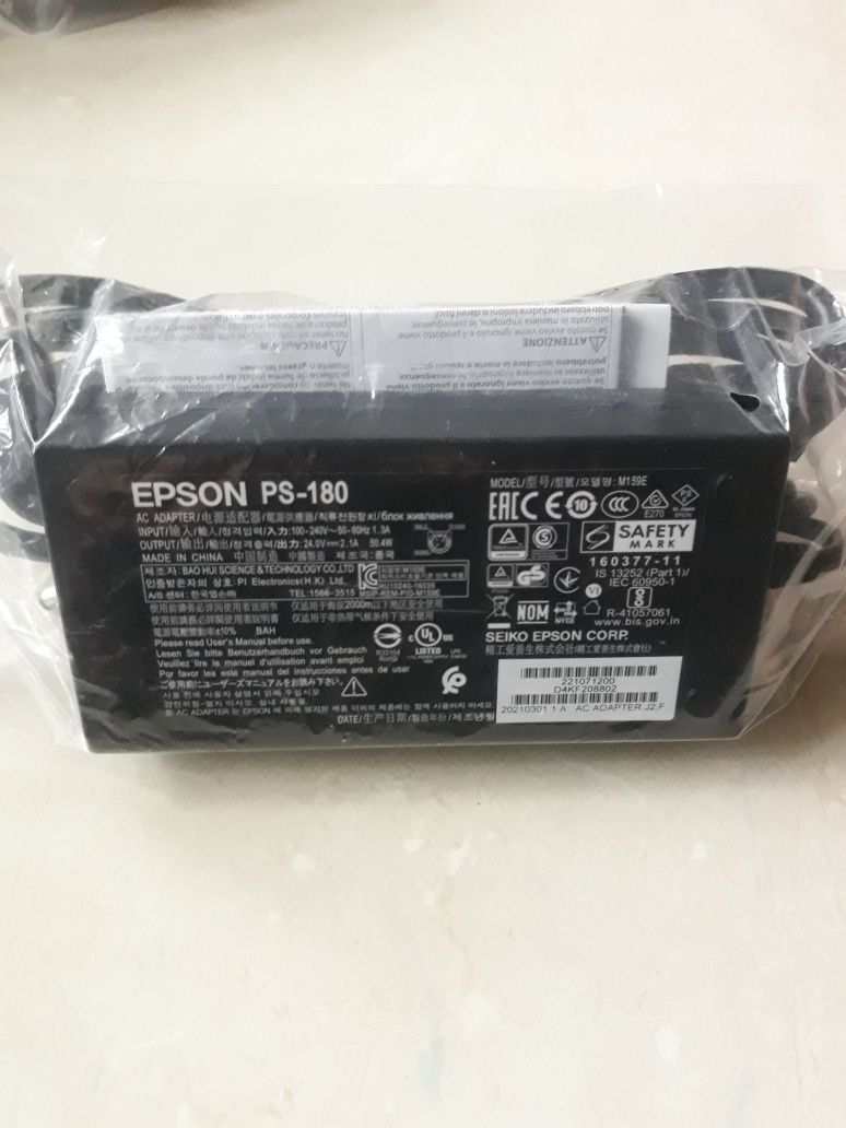 Блоки питания новыйеEPSON PS-180. 24V2,1А.POV SUPPLY 12V2.0A.24.0W.