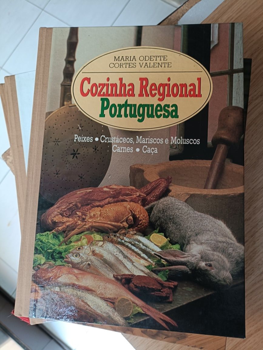 Livros cozinha regional Portuguesa