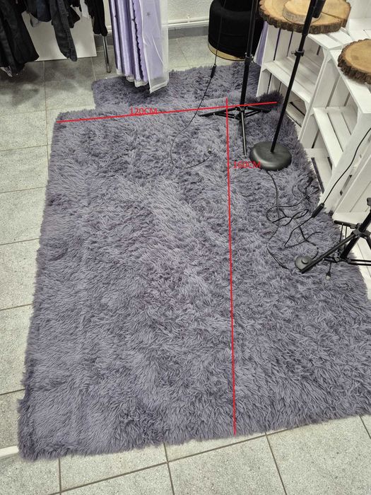 Dywan fioletowo/szary sprzedam