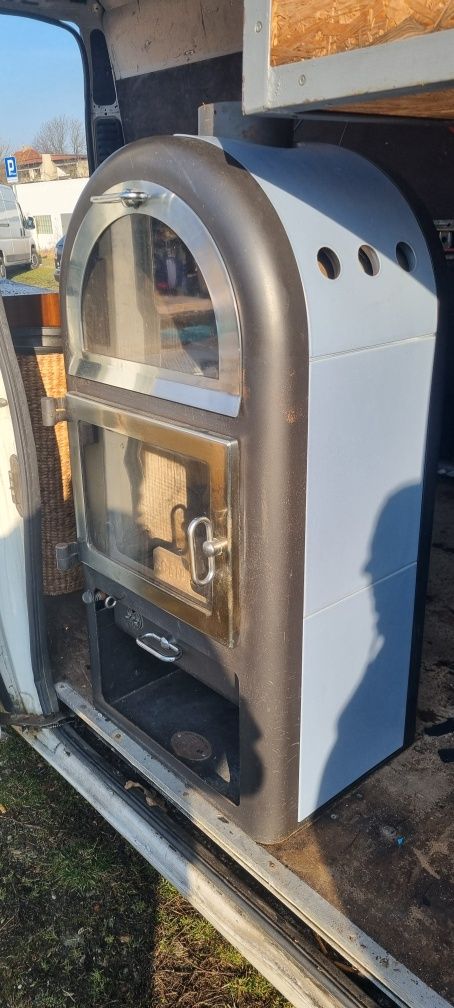 Kominek piec stalowy 7kW Scan