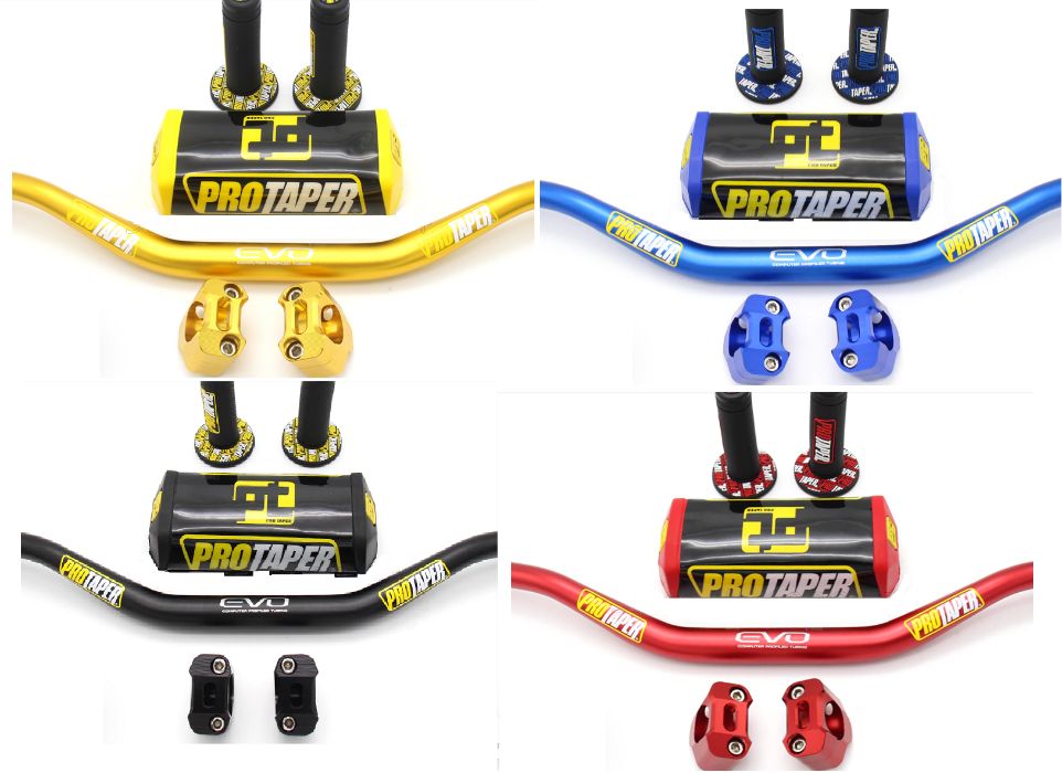 Kierownica gripy adaptery gąbka cr crf yz yzf wr rm rmz kx kxf KTM