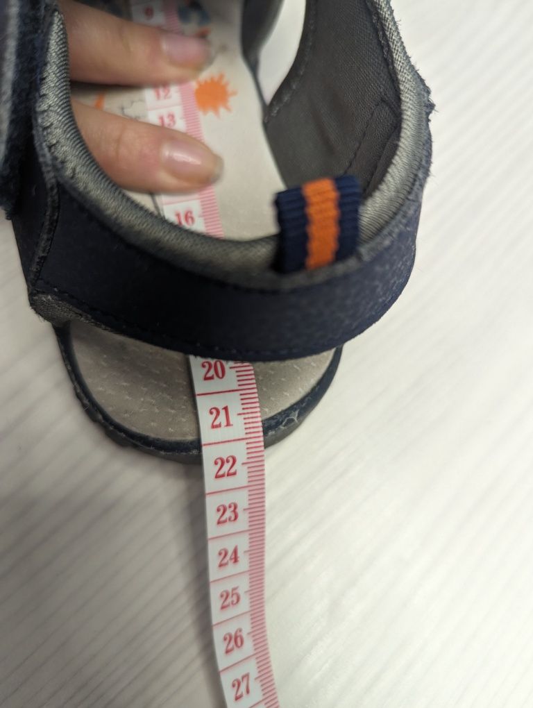 Sandały chłopięce skórzana wkładka rozmiar 31 wkładka 20,7cm