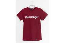Koszulka t-shirt bordo burgund Kamuflage* xs
