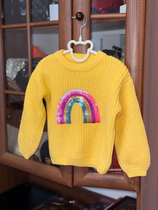 Дитячий светр Детский свитер на девочку 116 см