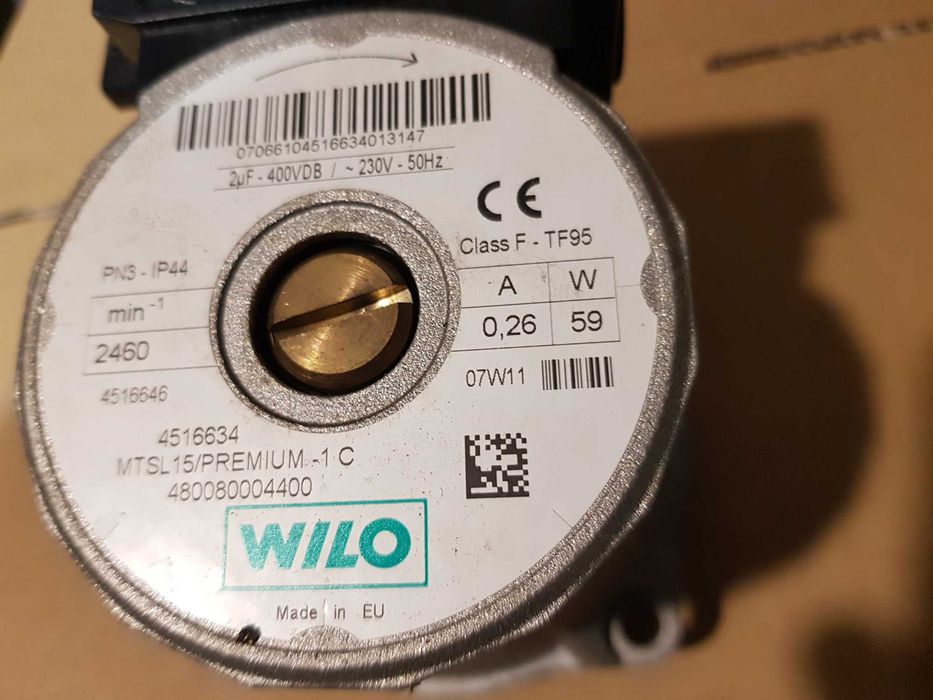 Pompa Wilo do pieca gazowego i instalacji, pompy