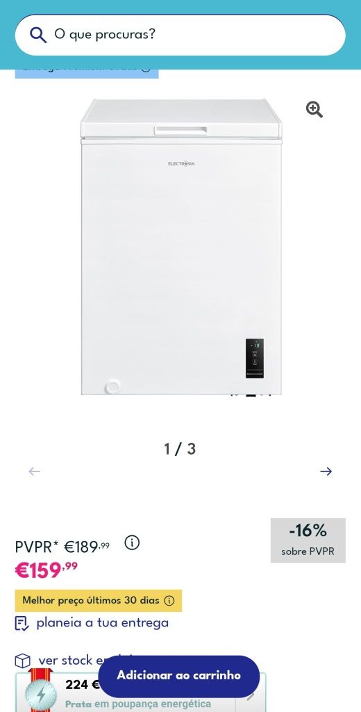 Arca congeladora Eletronia