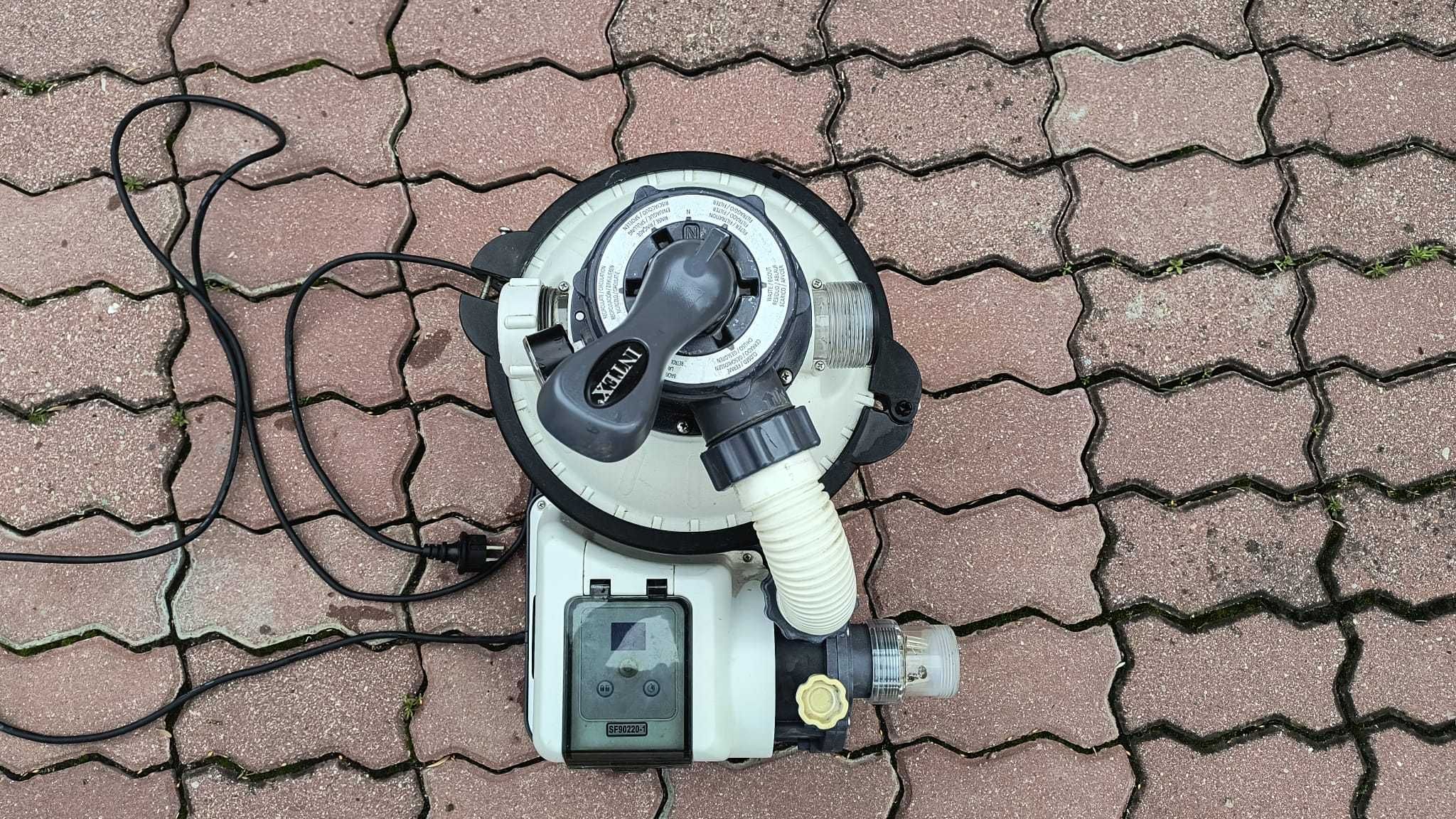 Pompa basenowa piaskowa intex sf90220-1 + basen Bestway Steel Pro Max