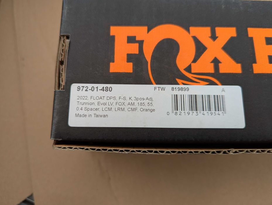 Damper rowerowy fox float dps evol 185 x 55